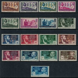 French Equatorial Africa #33-9,42-3,5,7-8,50-1,8,60,4*  CV 8.25