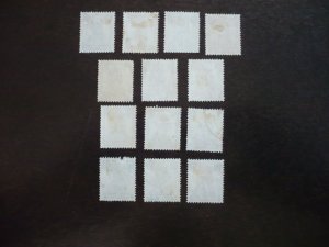 Stamps - India - Scott# 168-179 - Used Set of 13 Stamps