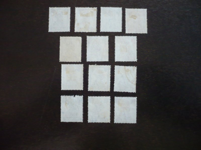 Stamps - India - Scott# 168-179 - Used Set of 13 Stamps