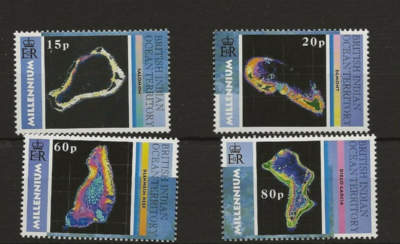 B.I.O.T. 2000 Millenium set of 4 sg.236-9    MNH 