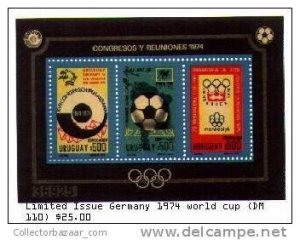 URUGUAY MHN STAMP TOPIC WORLDCUP WC GERMANY 1974