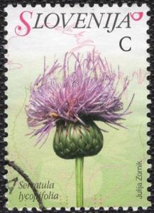 Slovenia 695 - Used - C (.40s) Thistle (2007) (cv $0.85)