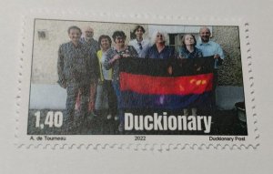 DUCKIONARY POST - 2022 - Citizens Meeting - Perf Single Stamp -Mint Never Hinged