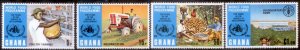 Ghana 1973 SC# 490-3 MNH-OG E28