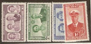 Bechvanaland Protectorate  Scott # 143-6  Mint 