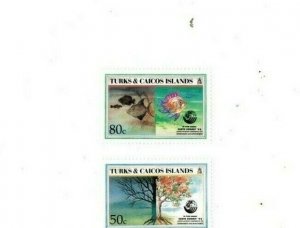 Turks and Caicos - 1993 - Earth Summit - Set of Two - MNH (Scott#972-74)