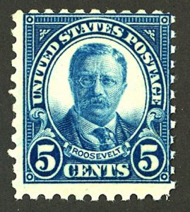 U.S. #586 MINT OG NH SML CREASE