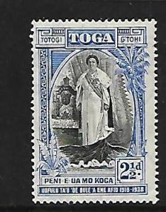 TONGA, 72, MINT HINGED, QUEEN SALOTE