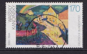 Germany  #1752  used  1992   painting by Kadinsky  170pf