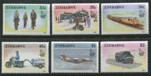 Zimbabwe 626-1 MNH Transport Zug Lkw Flugzeug x1876