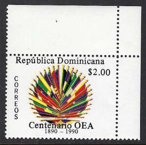 Dominican Republic 1087 MNH FLAGS N598