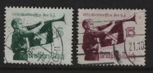 GERMANY  463-464 USED SET