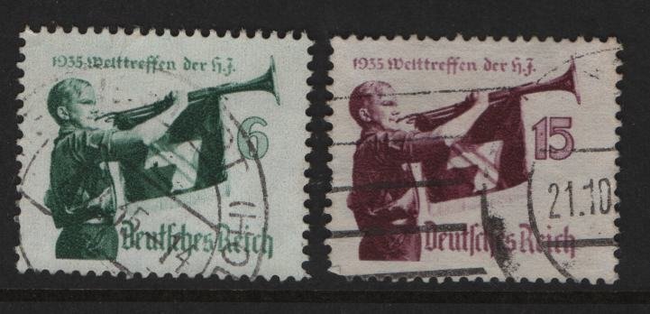 GERMANY  463-464 USED SET