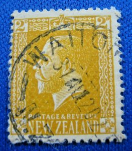 NEW ZEALAND 1916  -  SCOTT # 147   USED    (V2n5)