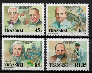 South Africa - Transkei #291-4 MNH Set - Medical Pioneers