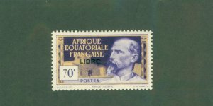 FRENCH EQUATORIAL AFRICA 103 MH CV $4.00 BIN $2.00