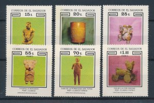 [116242] El Salvador 1985 Archeology pottery  MNH