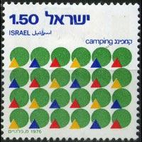ISRAEL 1976 - Scott# 605 Camping Union Set of 1 NH