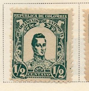 Colombia Antioquia 1899 Early Issue Fine Mint Hinged 1/2c. 175798