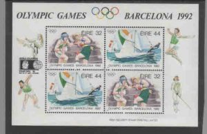 IRELAND #855a  1992  SUMMER OLYMPICS    MINT  VF NH  O.G  M/S