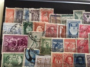 Greece mixed used stamps A10495