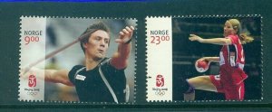 Norway - Sc# 1555-6. 2008 Olympics. MNH $9.50.