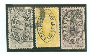 Ecuador #153/155/193 Used Single