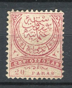 TURKEY; 1890s classic early Ottoman issue fine Mint hinged Shade of 20pa. value