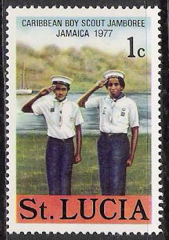 St Lucia #420 Boy Scout Jamboree MNH