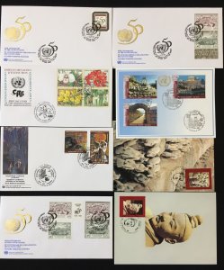 United Nations UN Cards Covers FDC Wildlife Sheets x 30 (PK280