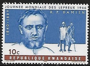 Rwanda # 143 - Father Damien - MNH.....{KGr20}