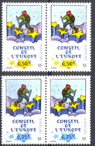 France Sc# 1O59-1O60 Official MNH block/4 2001 Europa