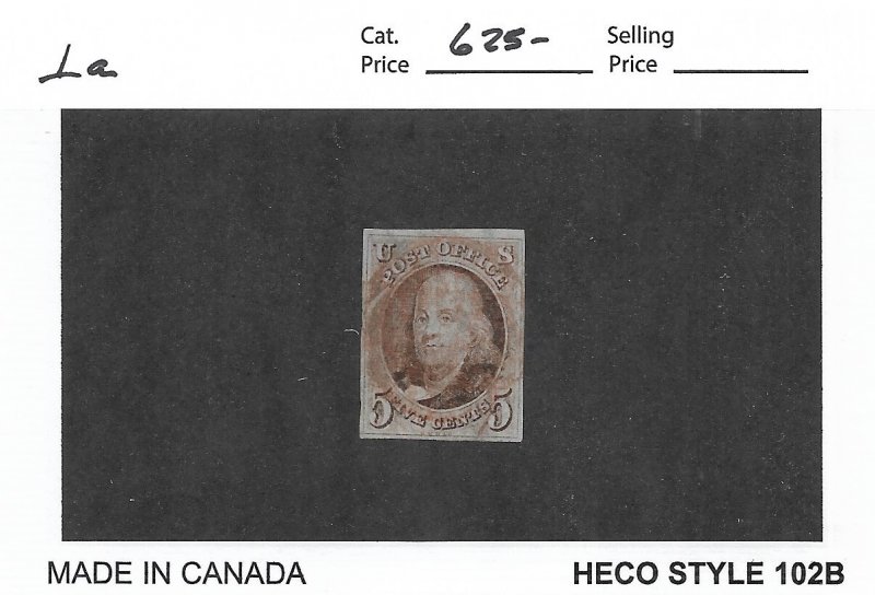 5c Franklin, Sc #1a, used (64343)