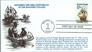 United States, North Carolina, United States First Day Cover, Ships