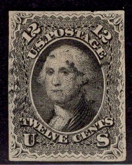 US Stamp #69 USED SCV $95. Perfs trimmed