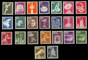 1975-82 Germany Sc# 1170-92 Full set of MNH stamps - cv$15