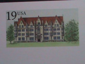 ​UNITED STATES-1991-CENTENNIAL-UNIVERSITY OF CHICAGO-COBB HALL-MNH- POST CARD-