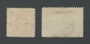 2x Newfoundland Used Stamps; #56-1/2c U F/VF & #59-10c U F Guide Value = $53.00