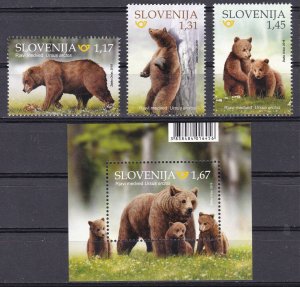 Slovenia, Fauna, Bears MNH / 2019