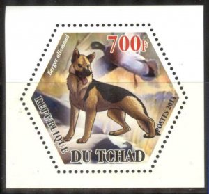 Chad 2014 Dogs (1) MNH Cinderella !