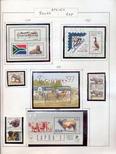 SOUTH AFRICA 1987/97 Wildlife M&U Collection 100+Items (pie 99)
