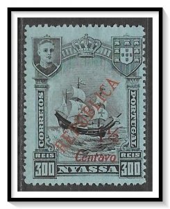 Nyassa #97 Ship Overprinted NG