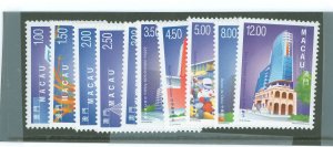 Macao (Macau) #989-998 Mint (NH) Single (Complete Set) (Buildings)