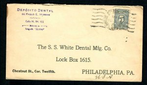 Lot2 b Colombia Cover 1900s Advt. Desposito Dental S.S. White Dental USA Pa.
