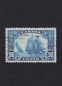 Canada, Scott 158, Used, Light Cancel, Famous Bluenose schooner, VF