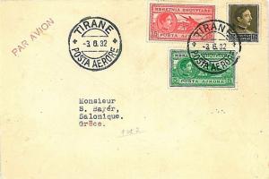 AIRMAIL FLIGHTS: LONGHI 2700 - ROMANIA: TYRANNA - SALONICO 1932-