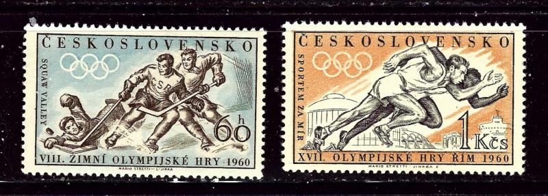 Czechoslovakia 965-66 MNH 1960 Olympics