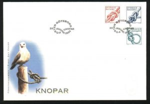 Sweden. FDC Cachet 2003. Knots. Engraver. P. Naszarkowski