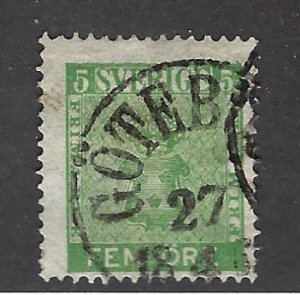 Sweden SC#6 Used Fine SCV$20.00.....Nice Opportunity!