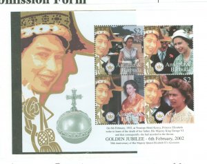 Antigua #2542 Mint (NH) Souvenir Sheet (Queen)